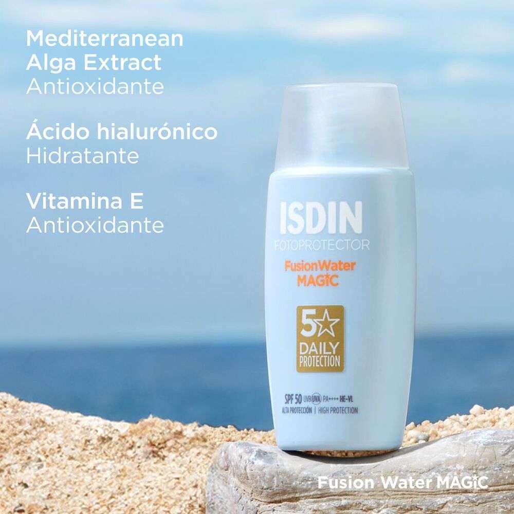 FOTOPROTECTOR FUSION WATER MAGIC SPF50 SIN COLOR 50ML ISDIN