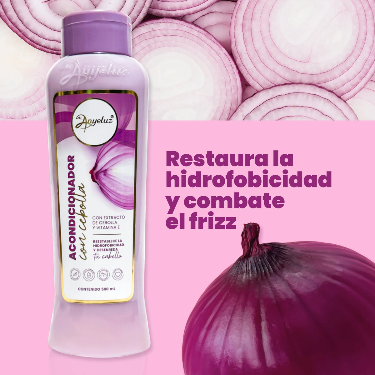 ACONDICIONADOR DE CEBOLLA 500ML ANYELUZ