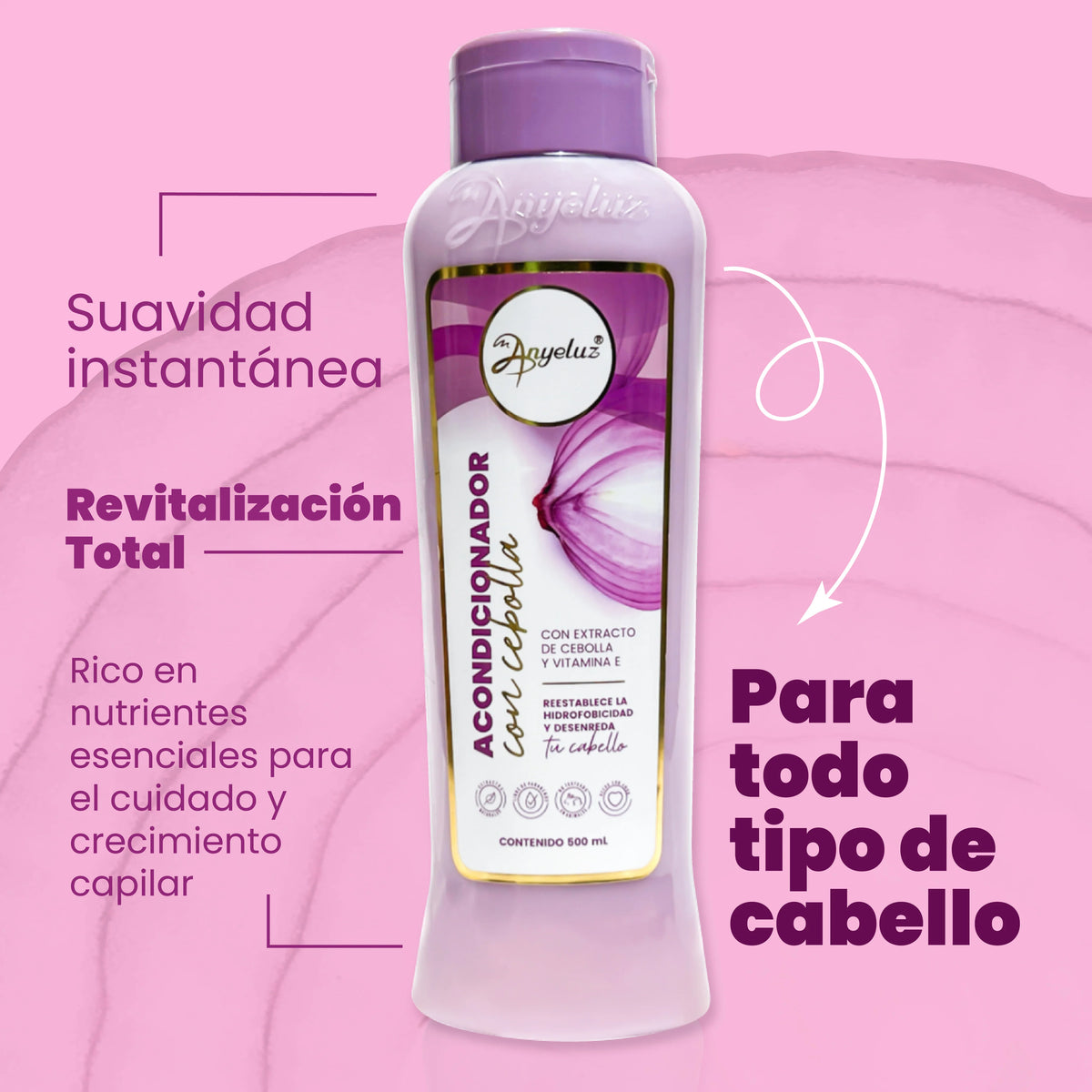 ACONDICIONADOR DE CEBOLLA 500ML ANYELUZ