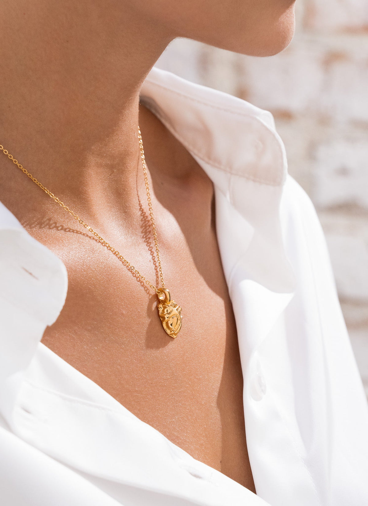 CADENA CORAZON ANATOMICO+ARETES AVEMARIA