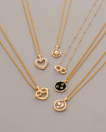 COLLAR CORAZON MULTIPERLA+ARETE AVEMARIA