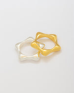 SET ANILLOS ESTRELLA ORO/PLATA AVEMARIA