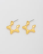 ARETES ESTRELLAS SILUETA ORO AVEMARIA