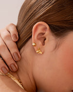 SET X3 ARETES FLOR Y ABEJA AVEMARÍA