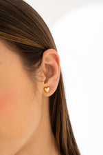 SET COLLAR + ARETE CORAZON LISO AVEMARIA