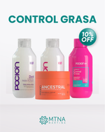 KIT CAPILAR CONTROL GRASA Y REPARACIÓN X4 POCIÓN