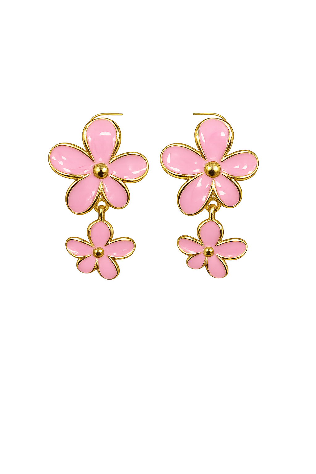 ARETE FLOR GOLD RODIO MARTINA