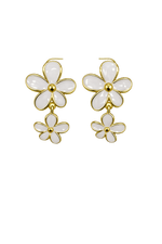 ARETE FLOR GOLD RODIO MARTINA