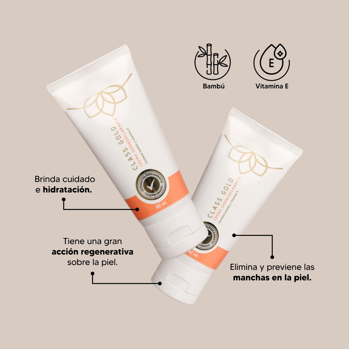 CREMA DERMOACLARANTE 60ML CLASS GOLD