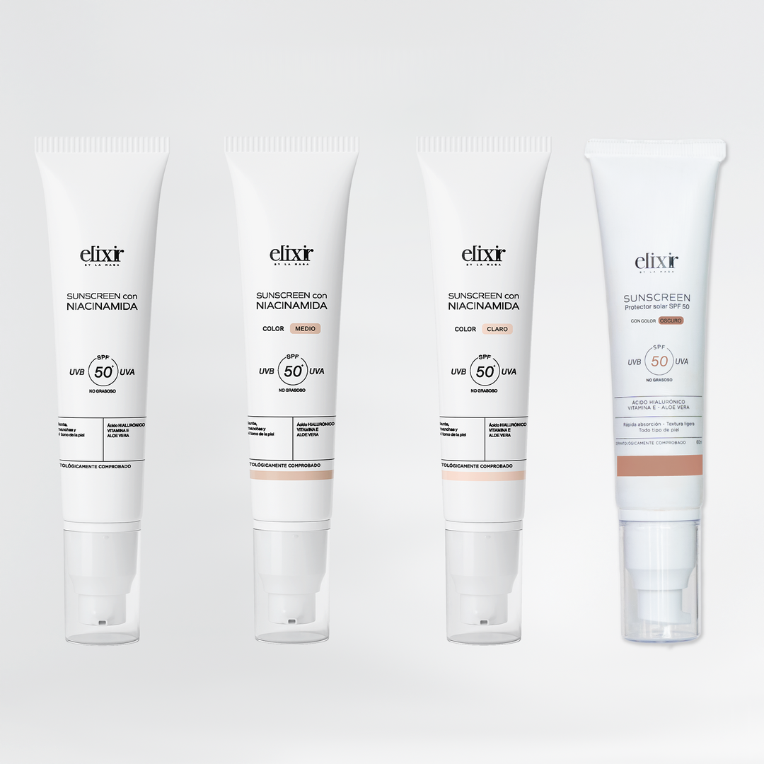 SUNSCREEN SPF 50 CON COLOR 60ML ELIXIR