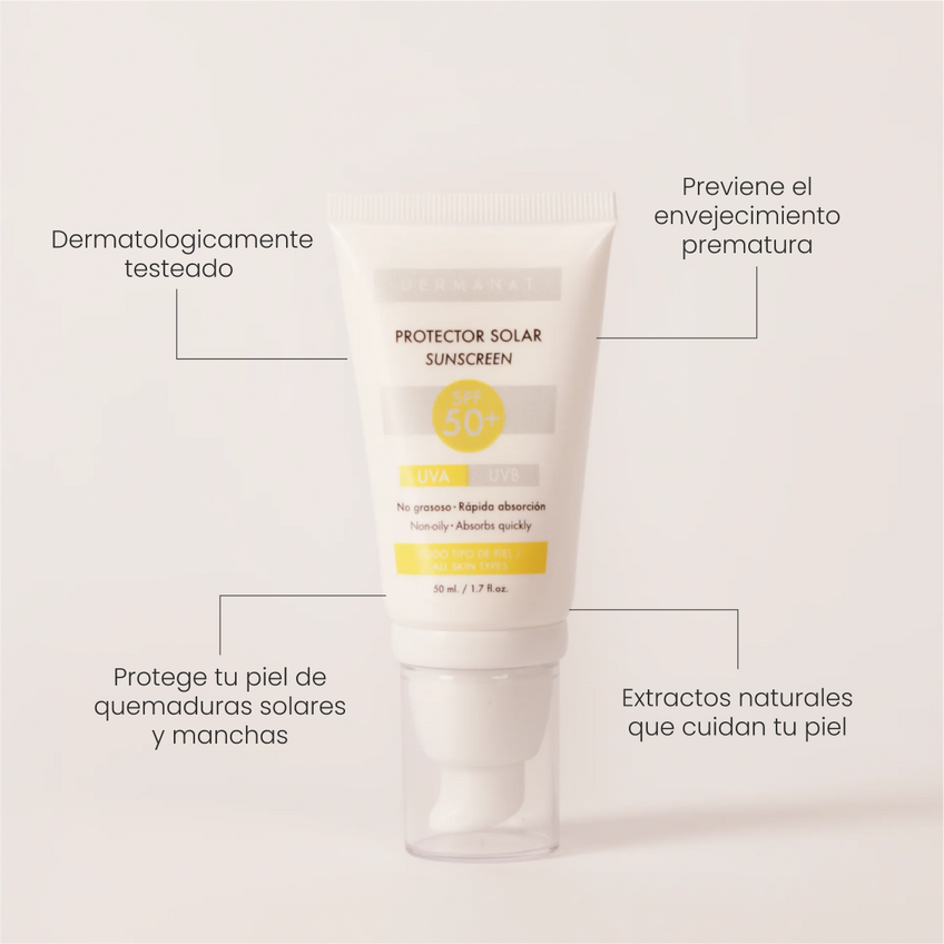 PROTECTOR SOLAR SPF50+ 50ML DERMANAT