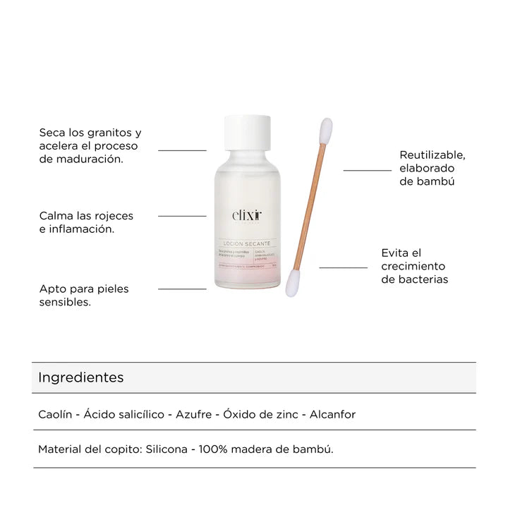 LOCIÓN SECANTE 30ML ELIXIR