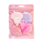 BORLAS PARA MAQUILLAJE X4 PCS MARTINA