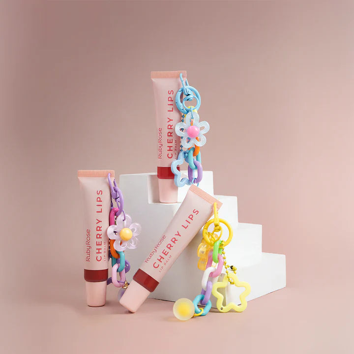 LIP BALM CHERRY LIPS+CHARMS 15GR RUBY ROSE