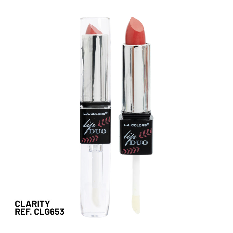 LIP DUO LABIAL Y BRILLO L.A COLORS TRENDY