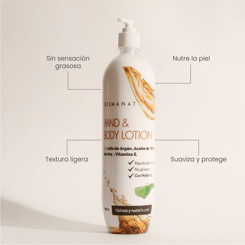 CREMA CON ACEITE DE ARGÁN 1LT DERMANAT