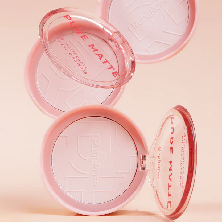 POLVO COMPACTO TRANSLÚCIDO PURE MATTE 6.5G RUBY ROSE