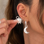 CANDONGAS LUNA Y SOL BAÑO DE ORO AVEMARÍA