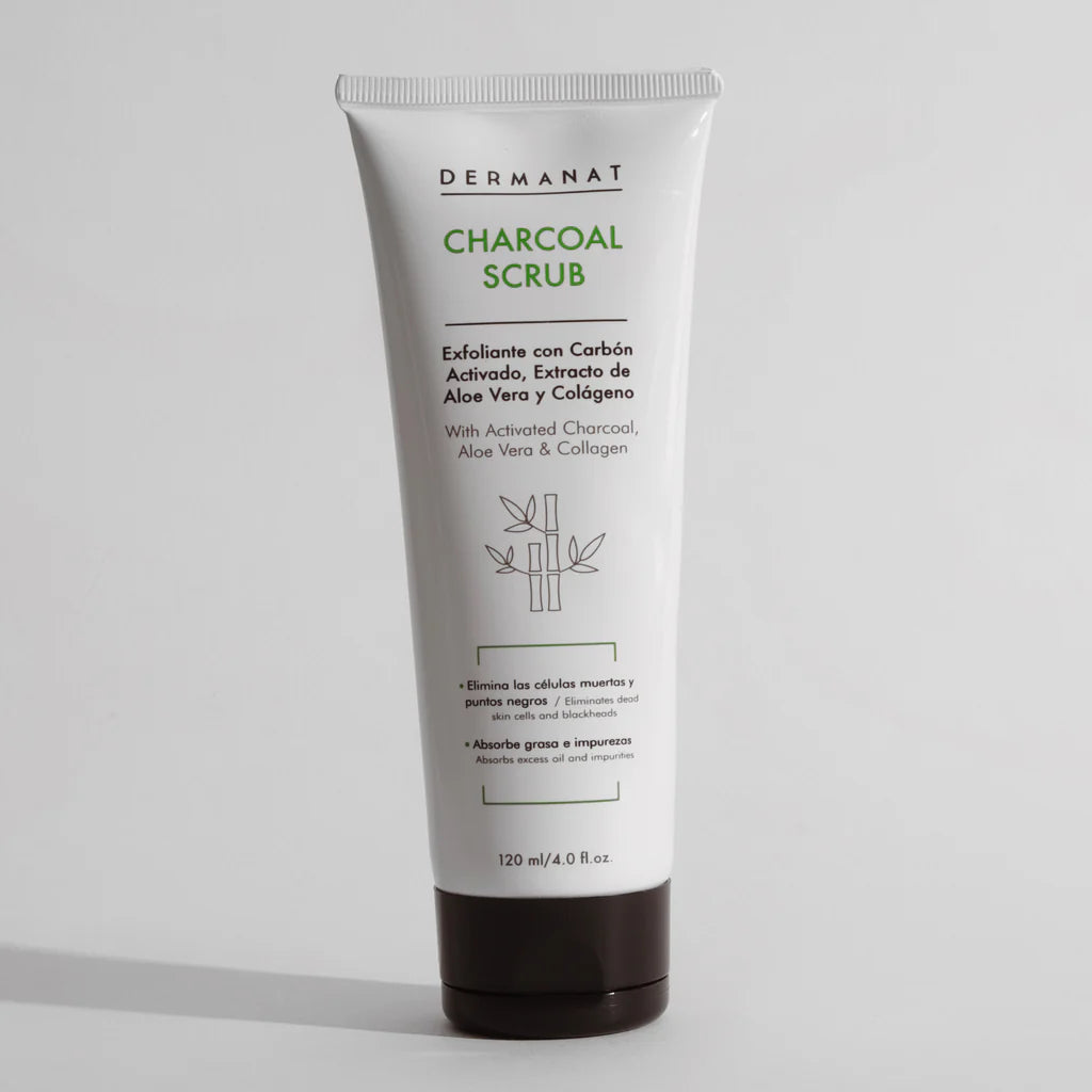 EXFOLIANTE CON CARBÓN ACTIVADO CHARCOAL SCRUB 120ML DERMANAT