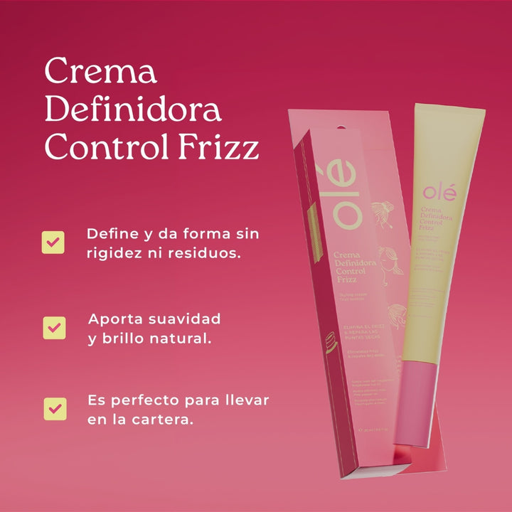 CREMA DEFINIDORA PESTAÑINA ANTI-FRIZZ 20ML OLÉ
