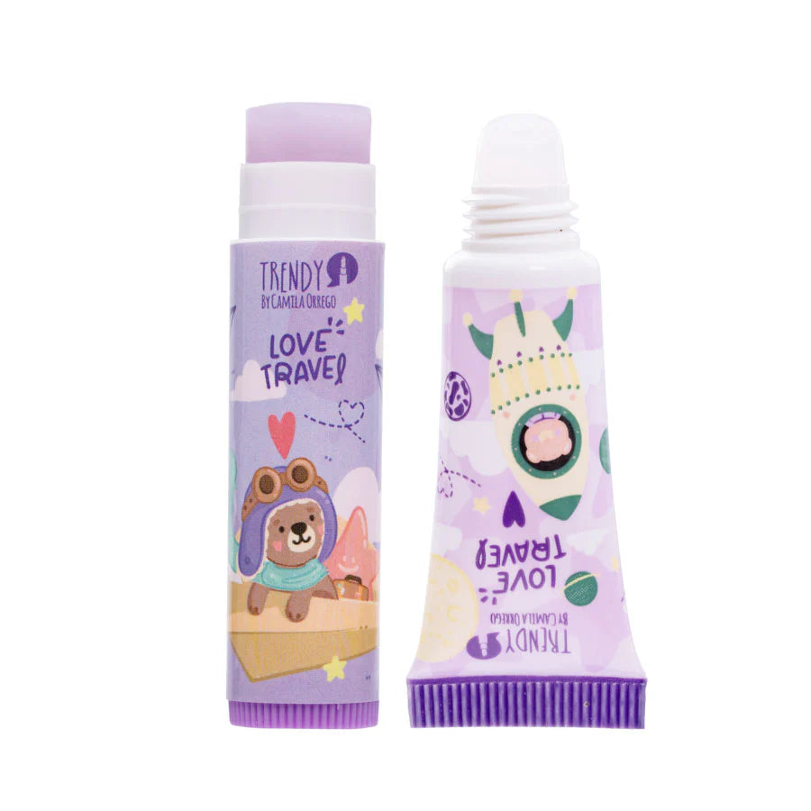 KIT LABIOS LOVE TRAVEL X2 TRENDY
