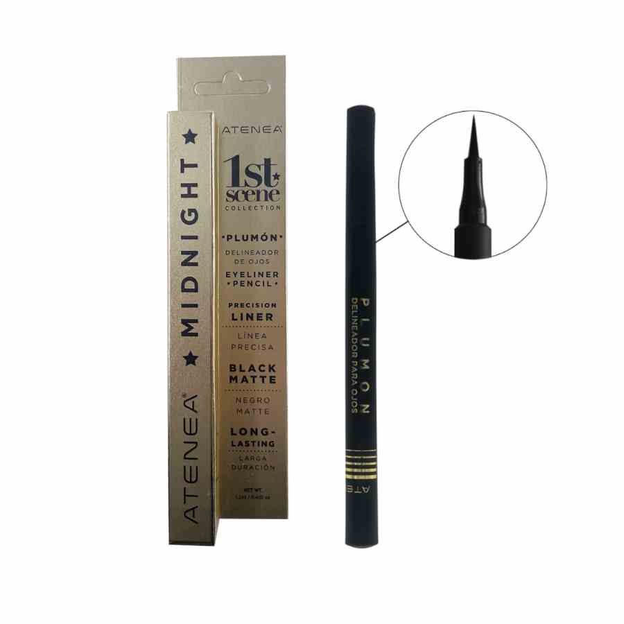 DELINEADOR PLUMÓN OJOS PREMIUM NEGRO 1,2ML ATENEA