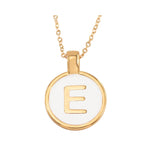 Cadena-de-letra-E-para-mujer-Ave-María-accesorios