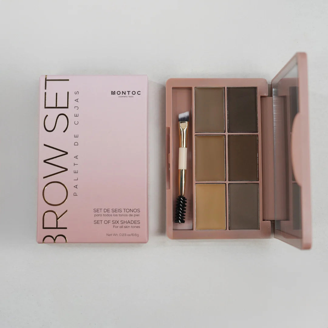 PALETA CEJAS BROW SETX6 6.6G MONTOC