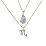 COLLAR PIEDRA+SIGNO ZODIACAL WISH