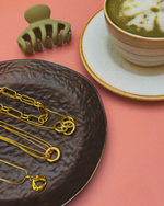 COLLAR DOBLE+ARETE 40CM RODIO MARTINA