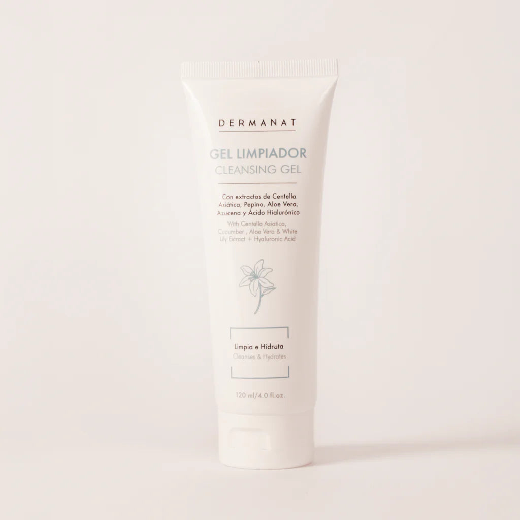GEL LIMPIADOR CON ÁCIDO HIALURÓNICO 120ML DERMANAT
