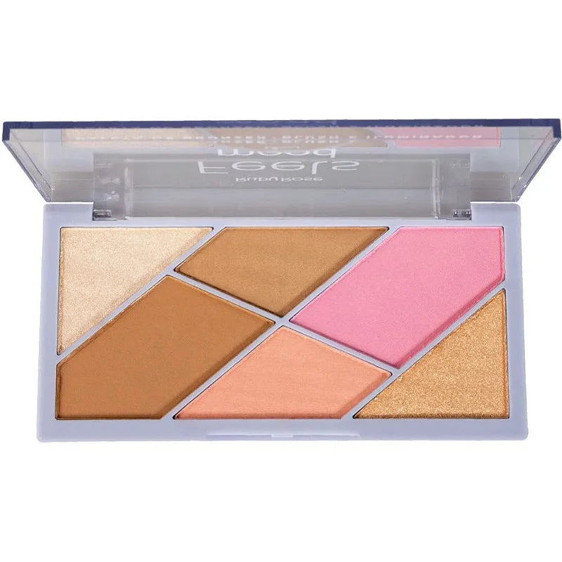 PALETA ILUMINADOR RUBOR Y BRONCEADOR RUBY ROSE