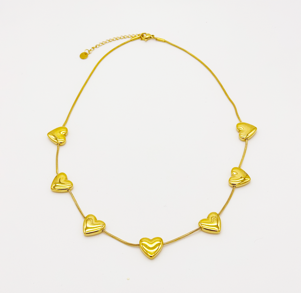 COLLAR MULTICORAZONES ACERO MARTINA