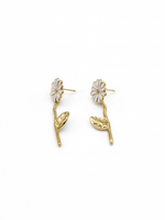 ARETE FLOR TALLO MARTINA