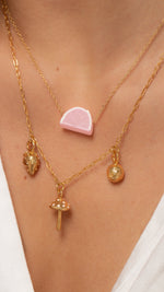 SET X2 COLLARES FRUTAS + ARETES AVEMARÍA