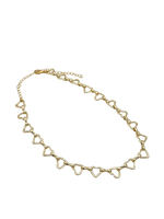 SHOCKER CORAZÓN 40CM RODIO GOLD MARTINA DORADO