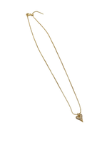 CADENA CORAZÓN ZIRCÓN 44CM RODIO MARTINA DORADO