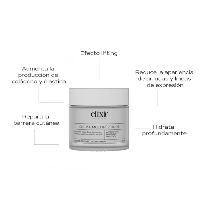 CREMA MULTIPÉPTIDOS 60ML ELIXIR