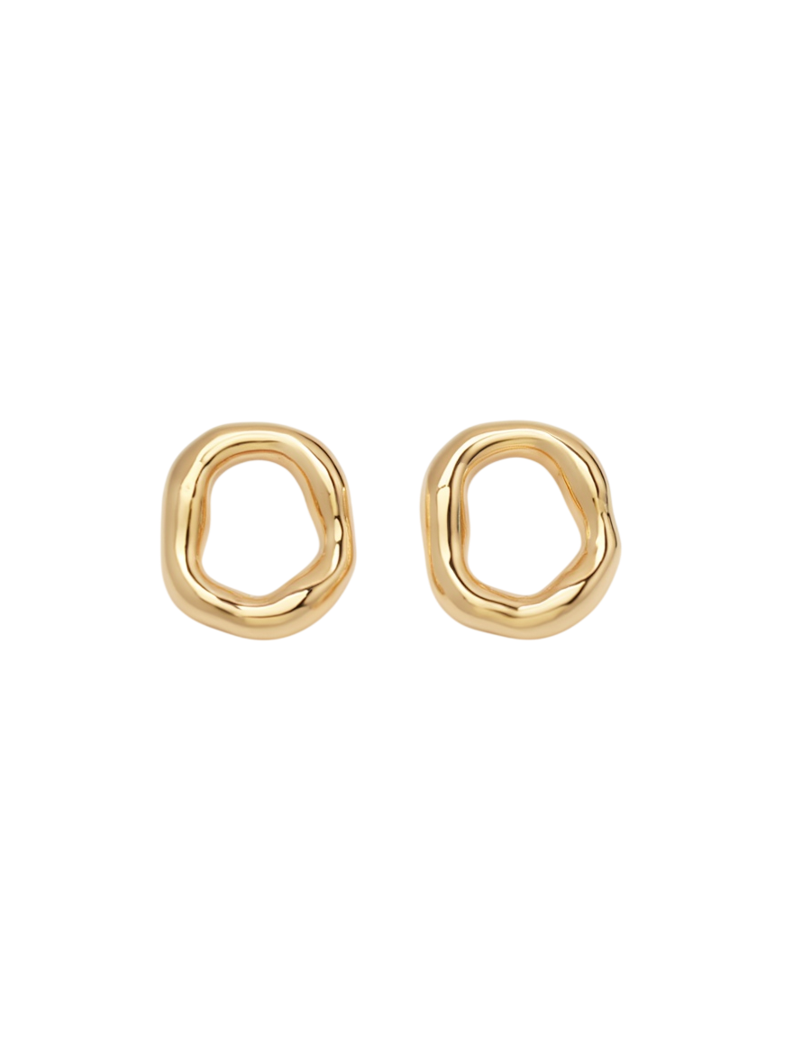 ARETE ARO CHUNKY RODIO DORADO MARTINA