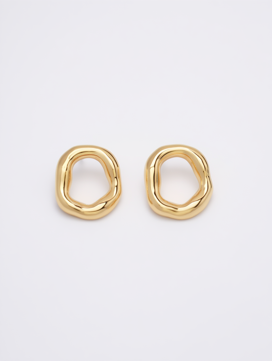 ARETE ARO CHUNKY RODIO DORADO MARTINA