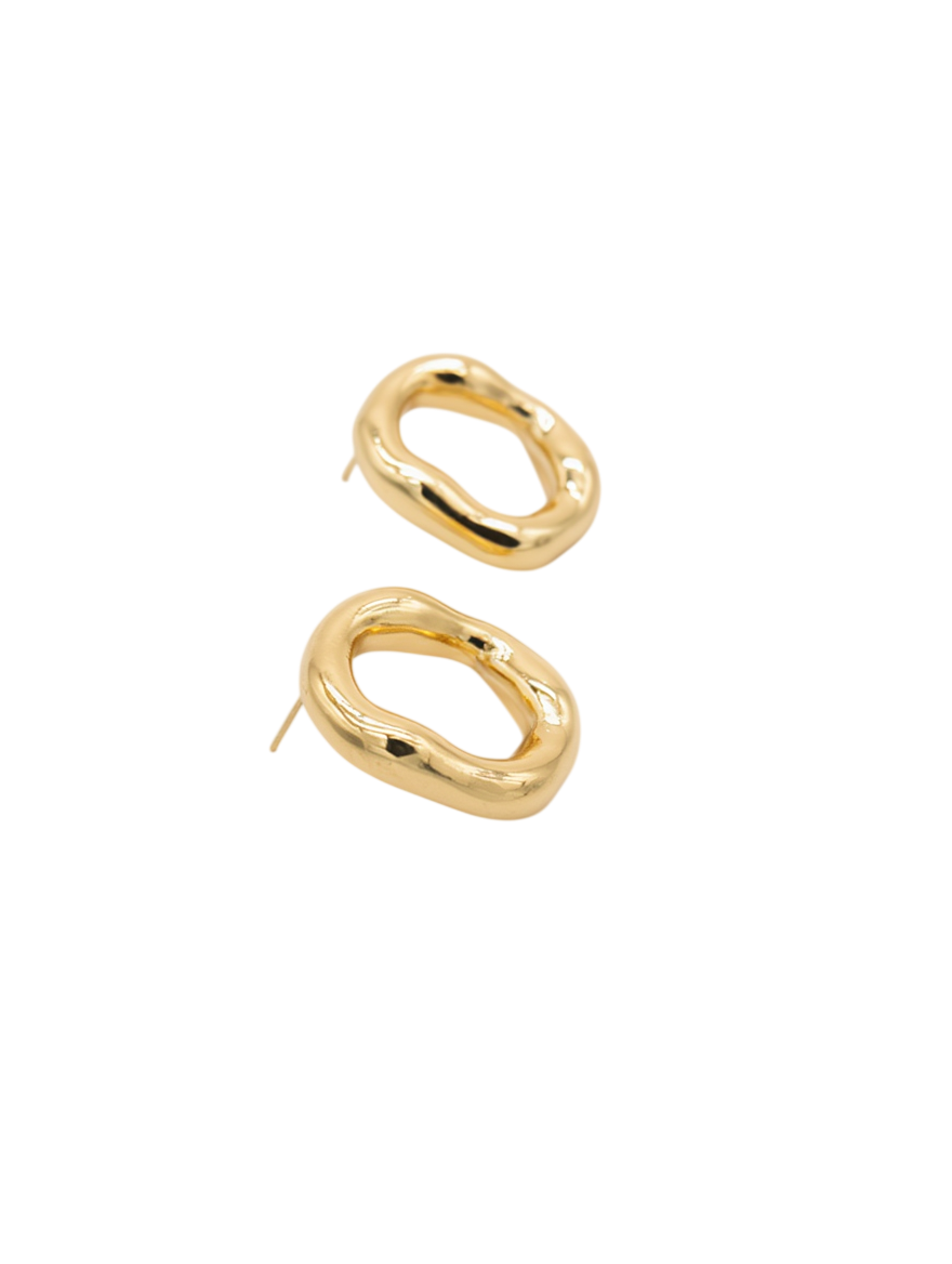 ARETE ARO CHUNKY RODIO DORADO MARTINA