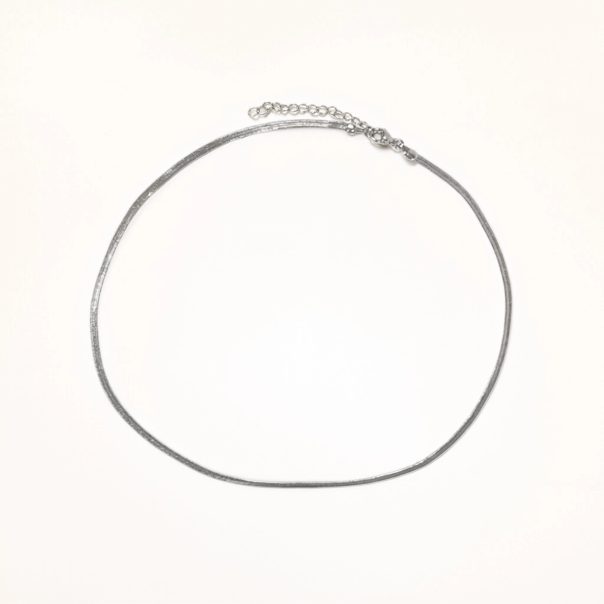 CADENA SNAKE ESCULPIDO 43CM RODIO MARTINA