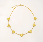 COLLAR MULTICORAZONES ACERO MARTINA