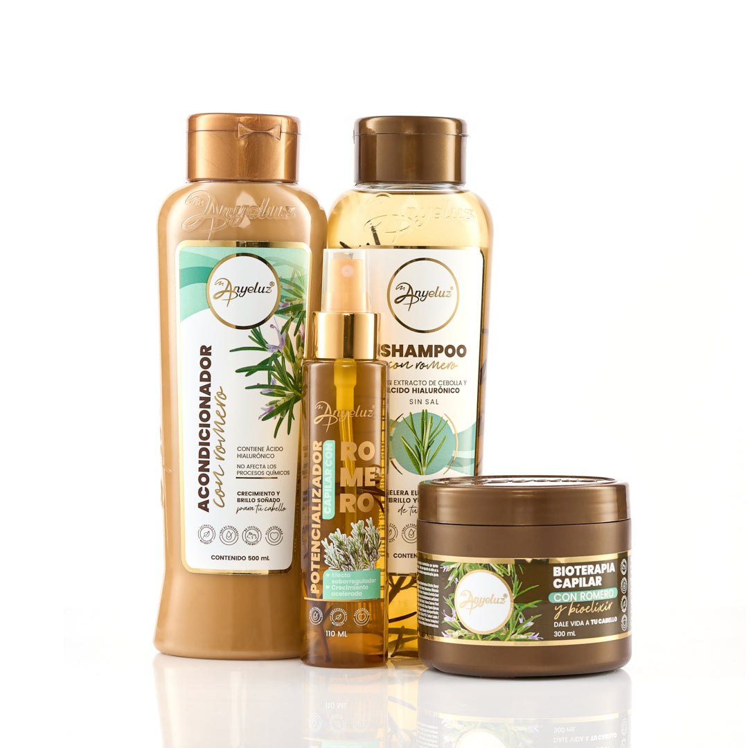 KIT CAPILAR POTENCIALIZADOR CON ROMERO X4 ANYELUZ
