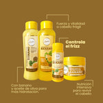 KIT CAPILAR NUTRICIÓN INTENSIVO DE BANANO X4 ANYELUZ