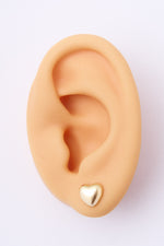 TOPO CORAZÓN LISO PEQUEÑO RODIO MARTINA