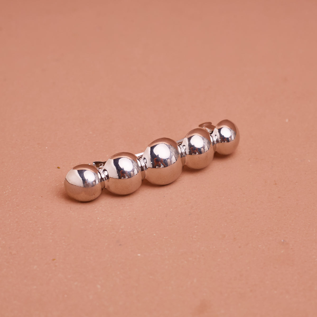 PINZA CHAIN SPHERES RODIO PLATEADA MARTINA