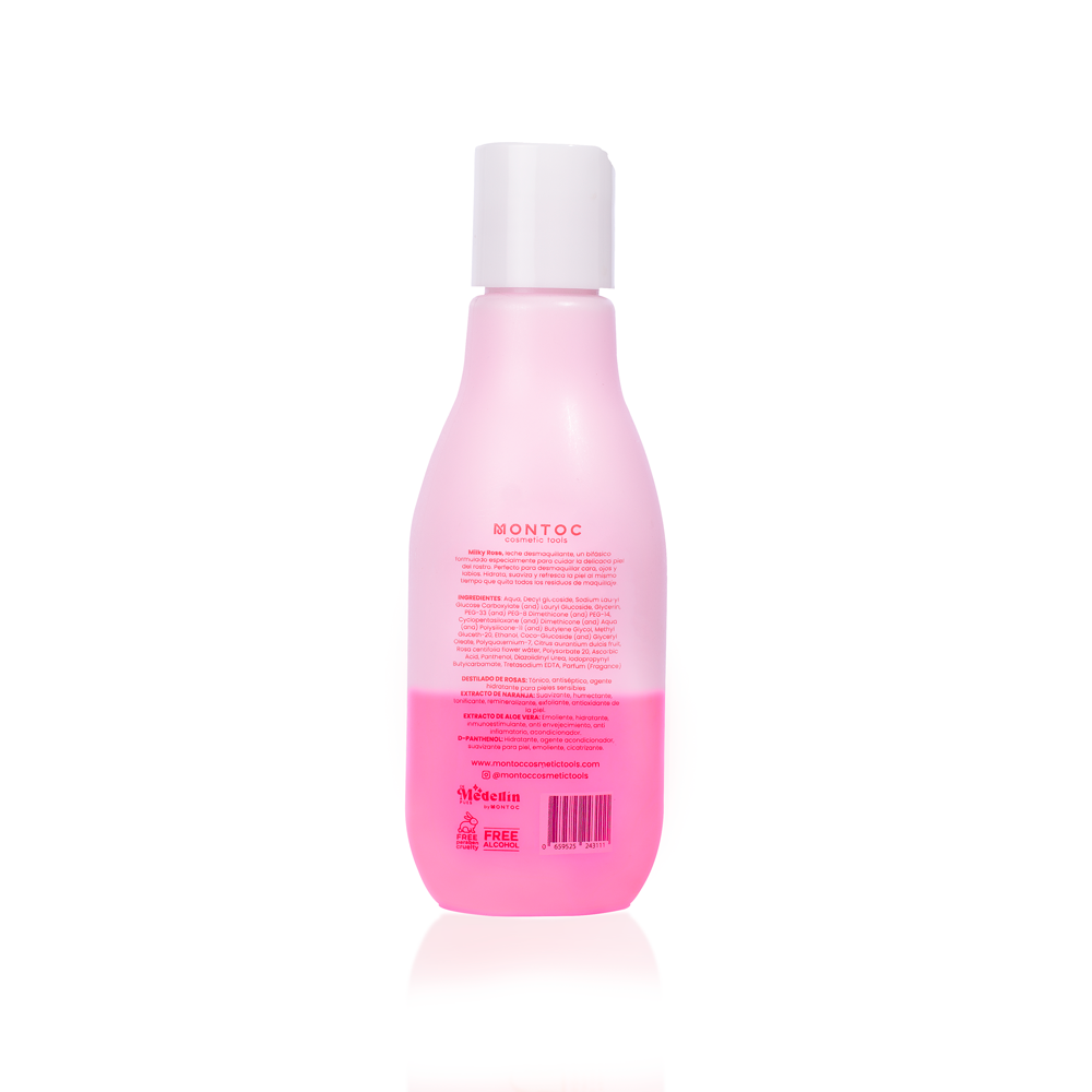 DESMAQUILLANTE BIFÁSICO MILKY ROSE 160ML MONTOC