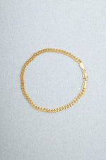 PULSERA CUBANA 17CM MARTINA DORADO