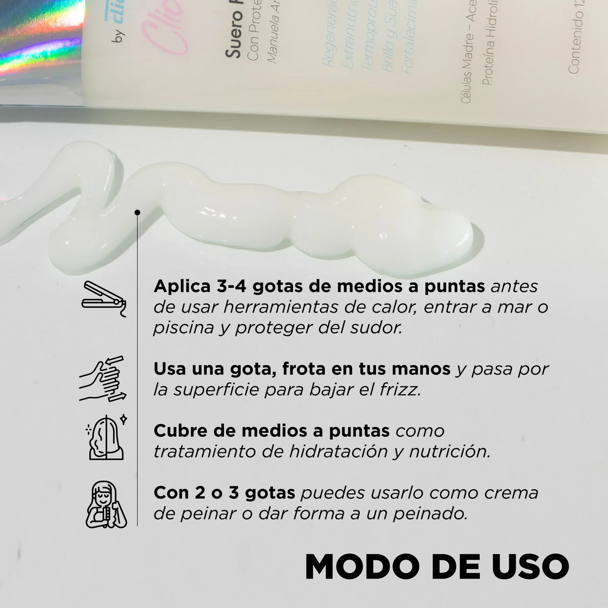 SUERO RECONSTRUCTOR120ML CLICK HAIR